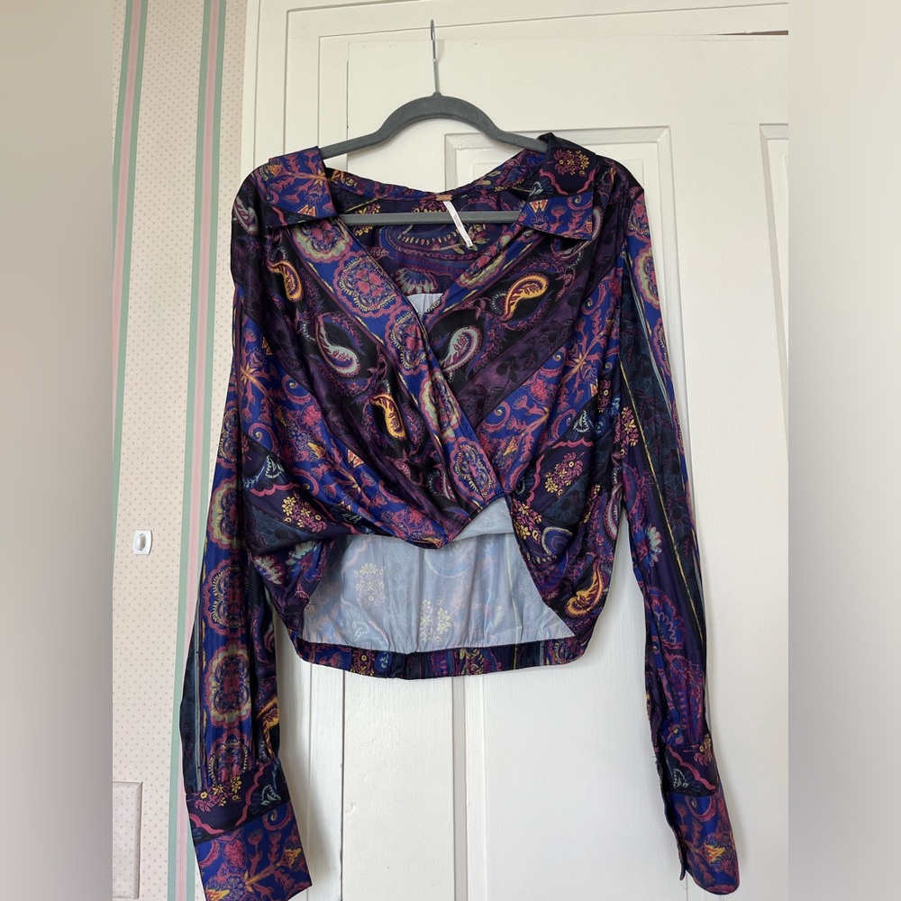 Free People Paisley Blouse